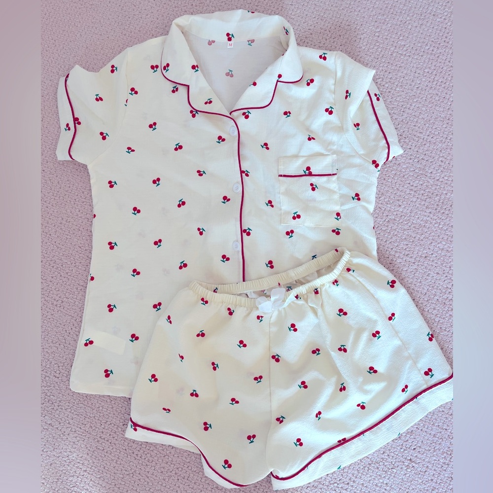 Cherry pajamas